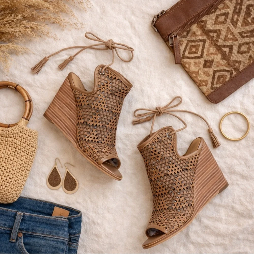 Lucky Brand Riskee wedge sandal